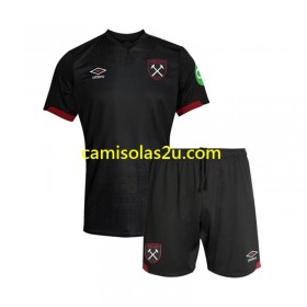 Camisolas de futebol West Ham United Criança Equipamento Alternativa 2024/25 Manga Curta